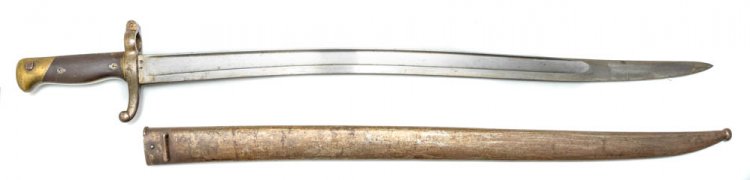 Sabre-baïonnette de la carabine de Vincennes dite modèle 1865
